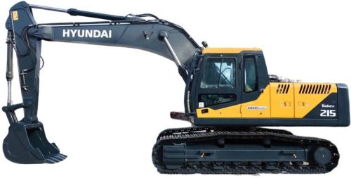 Mechanical Hyundai Crawler Excavator- R210, Color : Yellow