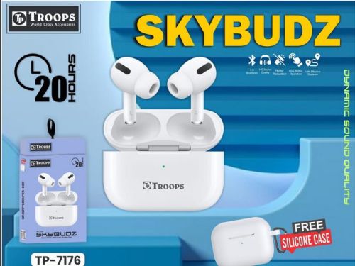 Troops Skubudz Earbuds, Color : White