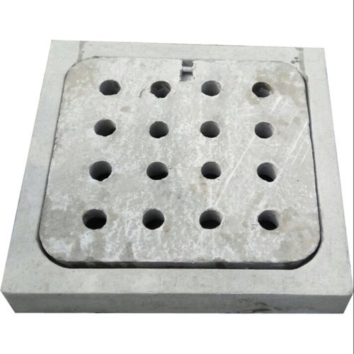 Square RCC Drain Cover, Color : Grey