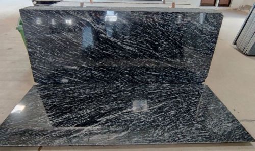 Polished Black Markino Granite Slab For Staircases, Kitchen Countertops, Flooring