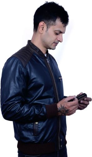 Wanderr Leather Bomber Jacket