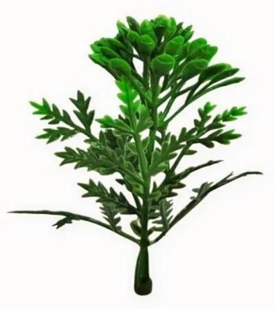 Moti Dark Green Light Green - Artificial Plastic Plant Fillers