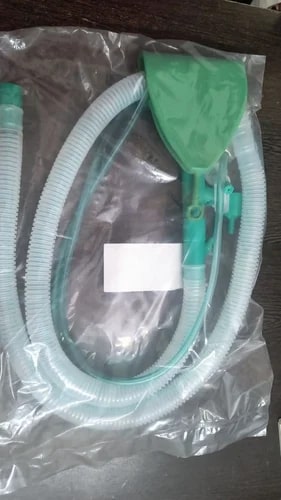 Rubber Bain Adult Circuit, Color : Green, White For Hospital