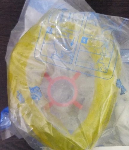 Silicone Intersurgical Scented Face Mask, Packaging Type : Yellow