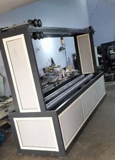 Mild Steel 50/60 Hz Fabric Roll Wrapping Machine, Voltage : 220V