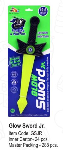 Battery Plastic Rajput Swords, Color : Black for Gifting