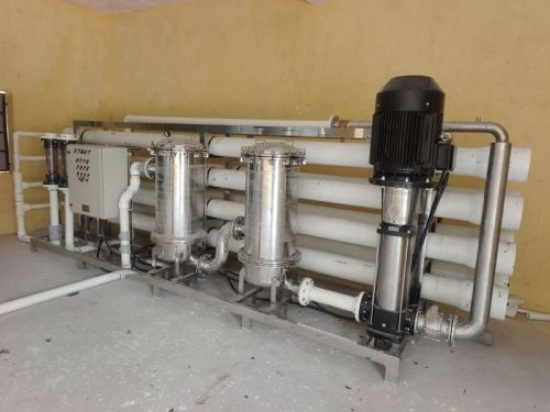 Electric Stainless Steel 50000LPH Reverse Osmosis Plant For Water Purification