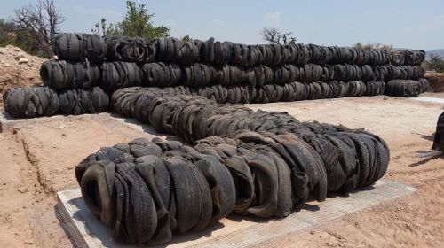 Rubber Used Tires Scrap, Packaging Type : Black