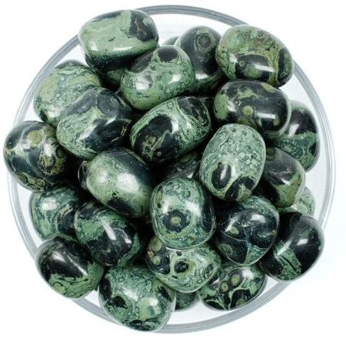 Polished Kambaba Jasper Tumbled Stone, Gemstone Size : 15-25mm
