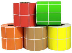 Paper Color Barcode Labels, Packaging Type : Roll