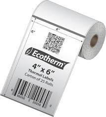 Paper Mobile Printer Labels, Color : White