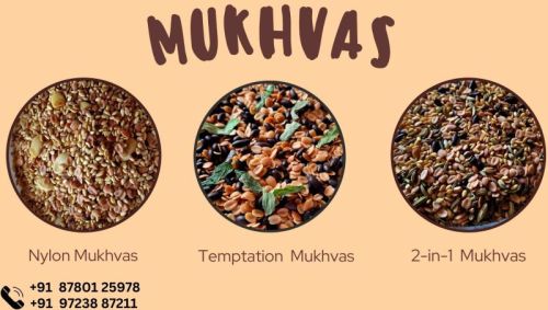 Sweet Mukhwas, Color : Multicolored, Packaging Type : Plastic Pouch