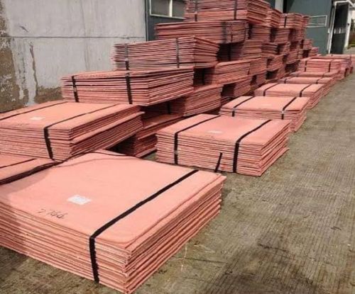 Copper cathodes, Thickness : 12MM (0.5IN)