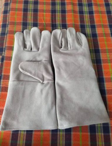 Cosomised Leather Safty Gloves