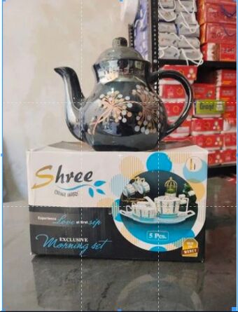 Printed Ceramic Exclusive Morning Set For Gifting, Brand Name : Shree