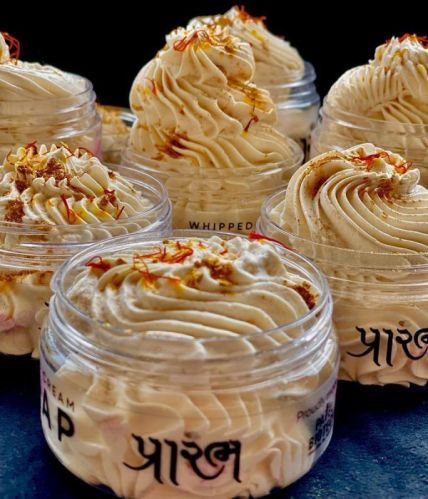 Whipped Soaps, Brand Name : Prarambh essentials, Form : cream