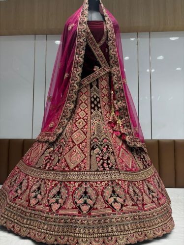 Silk Wedding Lehenga Choli, Brand Name : The Svelte Styles
