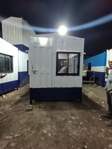 Prefabricated Sheet Polished portable security cabins