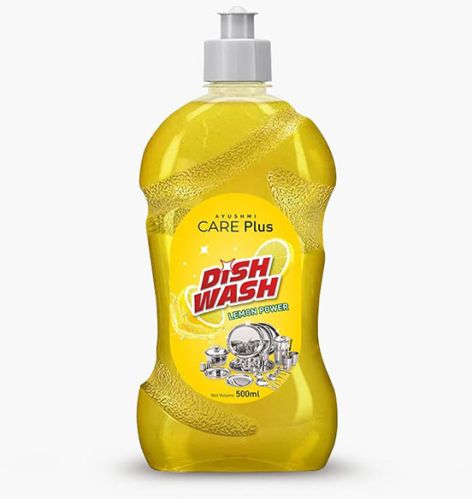 Dish Wash Gel 500ml, Color : Yellow