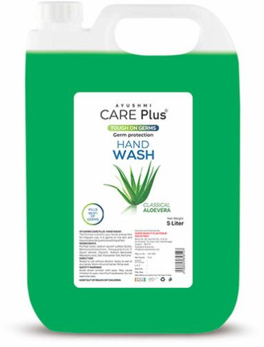 5L Aloe Vera Liquid Hand Wash, Packaging Type : Plastic Can