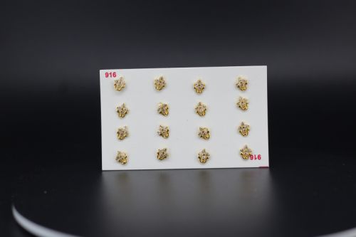 Gold Fancy Nosepins For Jewellery