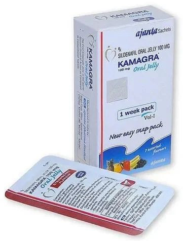 100mg Kamagra Oral Jelly Vol- 1, Packaging Type : Paper Box