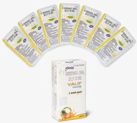 20mg Valif Oral Jelly, Packaging Type : Paper Box