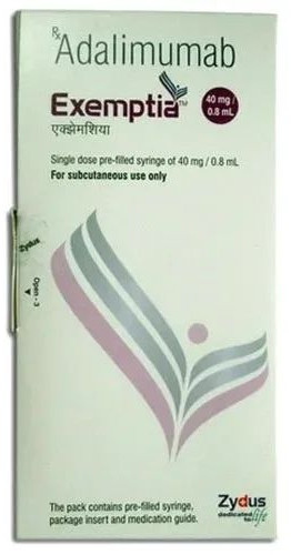 40mg Exemptia Injection, Packaging Type : Paper Box