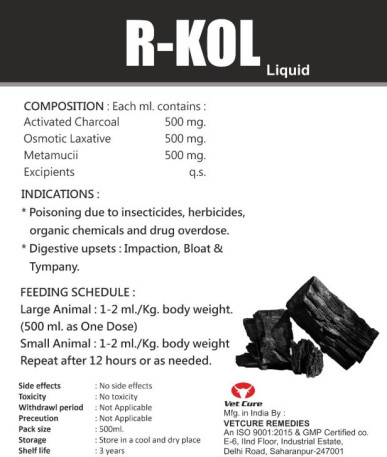 R-kol Cattle Feed Supplement, Form : Liquid