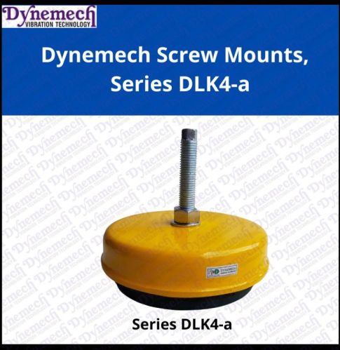 Dynemech Screw Support Mount, Series: DLK-4, Shape : Round.square