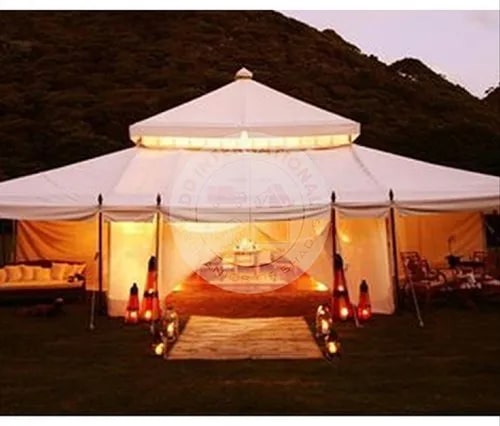 D.D. International Plain Swiss Cottage Tents, Technics : Machine Made