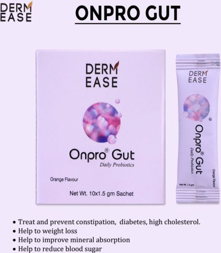 Derm Ease Onpro-gut Sachet For Fat Loss, Muscle Strength Gain, Body Fitness