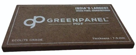 Green Panel MDF Board, Color : Brown, Density : 200kg/m3 for Interior