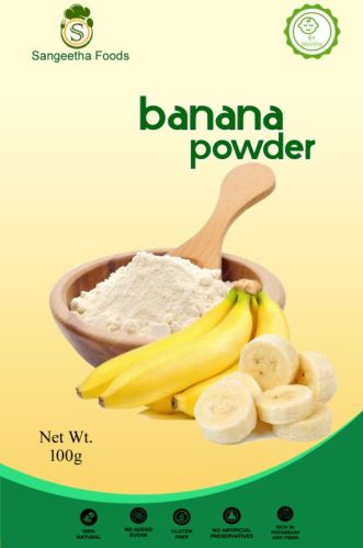 Sangeetha Foods Natural Banana Powder, Packaging Size : 1kg