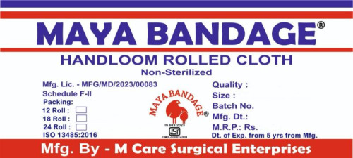 Rolled Bandage Is 863 : 2023 For Clinical, Hospital