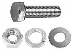 Decent Impex Mild Steel Nut Bolt, Color : Silver 40-50mm, 30-40mm, 20-30mm, 10-20mm, 0-10mm, Packaging Type : Box