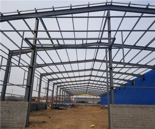 Polished Prefabricated Steel Building For Commercial, Constructional, Industrial