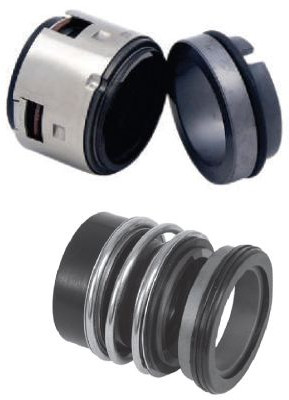 Polished Rubber Bellow Unbalanced Seal, Color : Black Silver