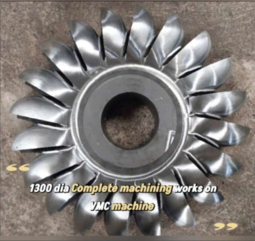 Maa Anjaney Mechanical Water Turbine, Blade Material : Metal, Stainless Steel