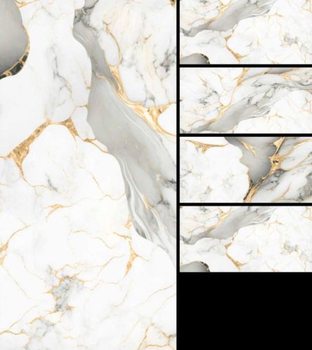 Viola Gold Glossy Vitrified Tiles For Floor, Wall