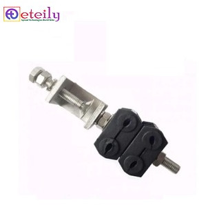 Customized Stainless Steel 304 Double Cable Clamp With Rubber Inserts Feeder Cable