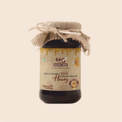 MAHADEV GROUP Gir Natural Honey, Color : Orange, Form : Gel