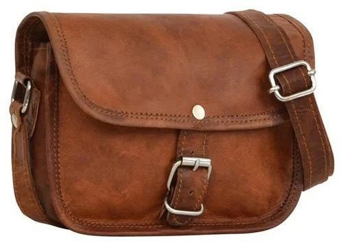 Plain Goat Leather Office Bag, Gender : Men