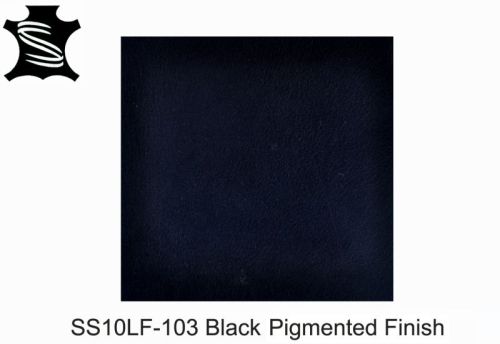 Black Pigmented Finished Leather