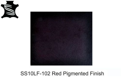 Red Pigmented Finished Leather, Color : Black