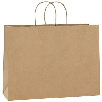 Plain Brown Paper Bag For Shopping