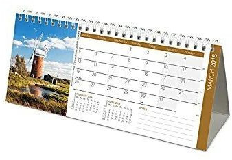 Printed Paper Desk Calendar, Shape : Rectangular