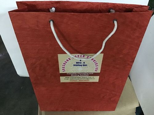 Kraft Paper Shopping Bag, Zipper Style : Non Zipper