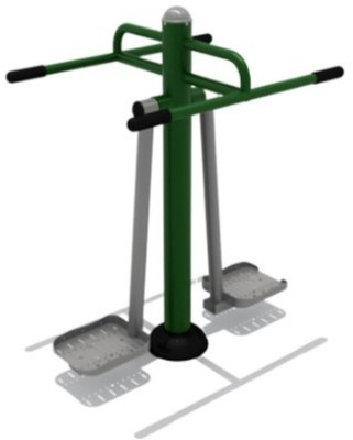 Plain Polished Iron Outdoor Surf Board