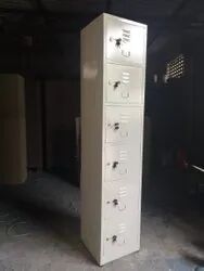 Mild Steel 6 Door Storage Locker For Office, Hotel, Hostal, Industrial, Institution, School Colleges